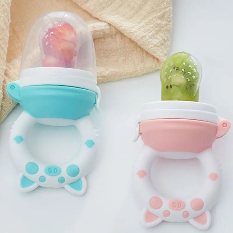 Baby Nipple Soother Fresh Food Silicone Baby Feeder Cups Kids Fruit Feeding Nipple Bottles Safe Supplies Nipple Teat Cup