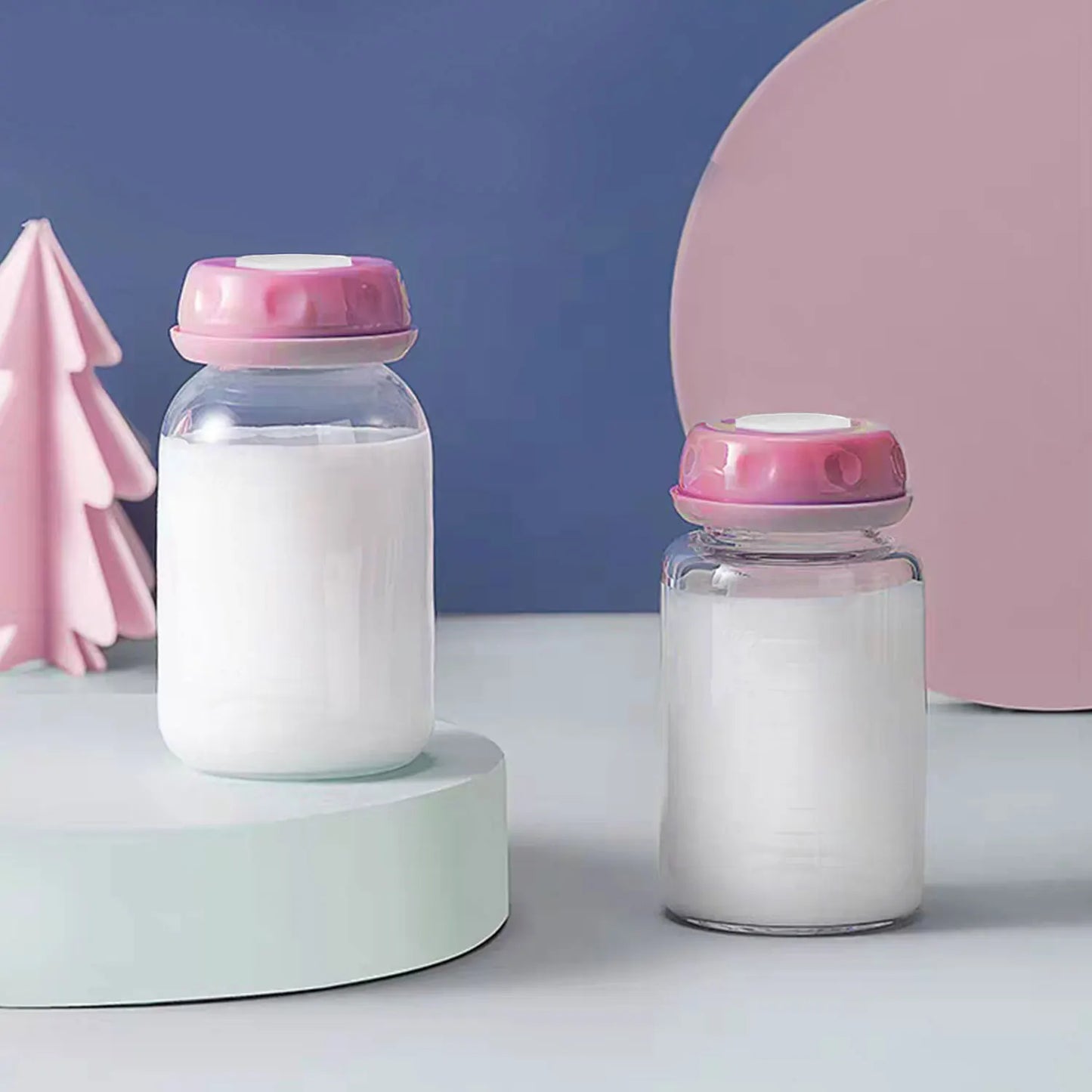 125ml back milk storage cup, made of safe PP material, BPA free, preferred storage tool for breastfeeding milk storage