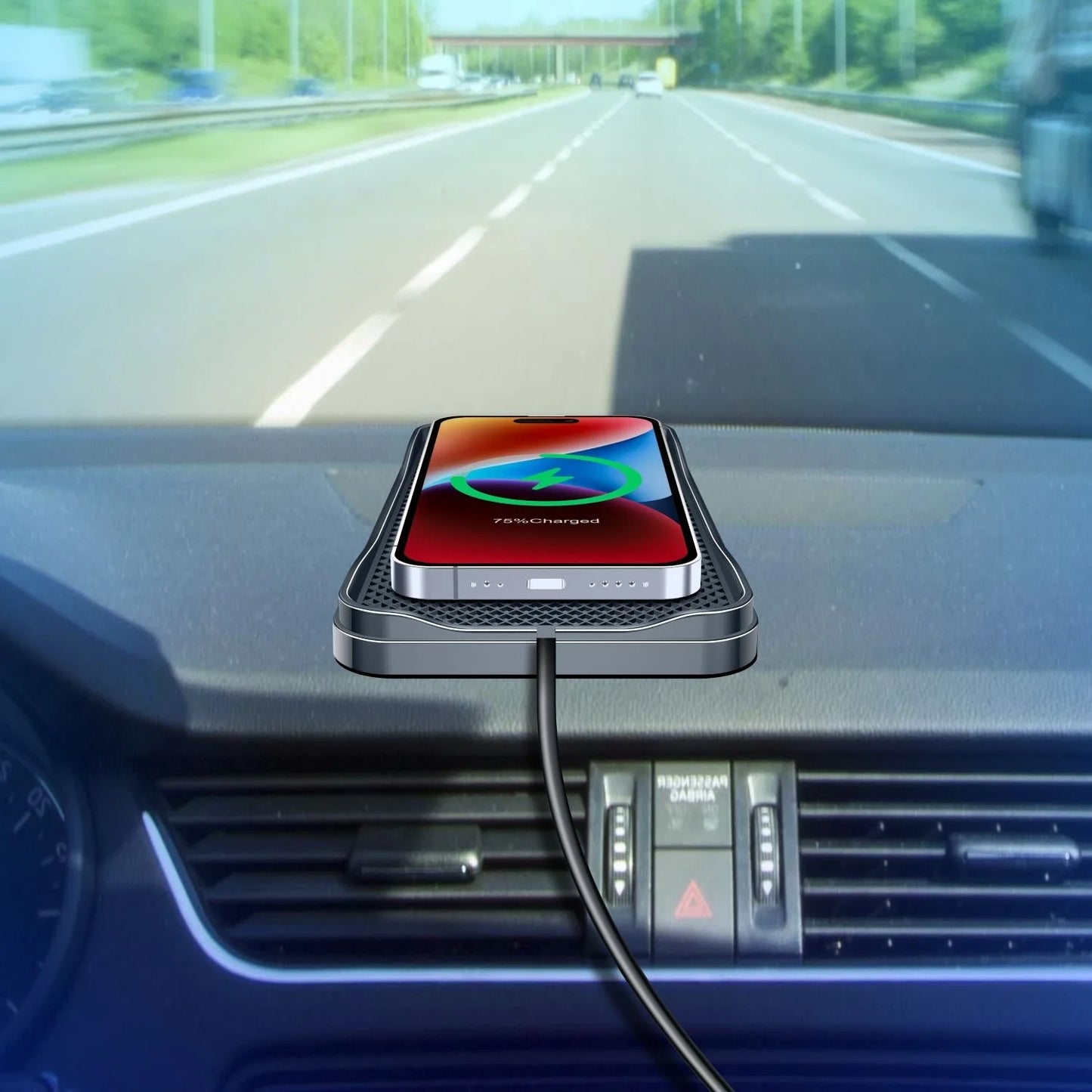 15W Wireless Charger Car Fast Charging Pad for iPhone 14 13 12 11 Pro Xs Max X XR 8 Plus Ulefone Doogee Samsung Note 9 Note S23