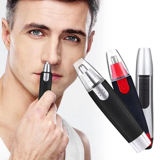 Mens Nose Hair Scissors 360 Degree Rotate 3 Colors Health Care Nose Hair Shaver Nose Hair Trimmer Washable 3 * 13cm No Damage