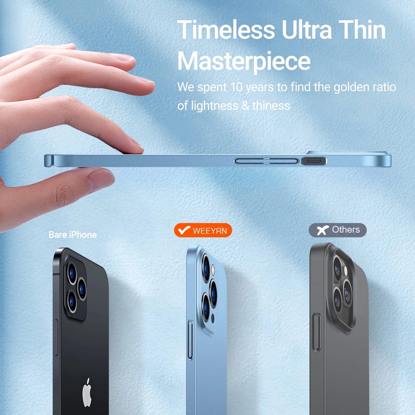 Ultra thin Magnet Matte Hard Case For Iphone 13 12 11 14 15 Pro Max Magnetic Car Mount Protection Cover 13 12 11 14 15 Pro Max