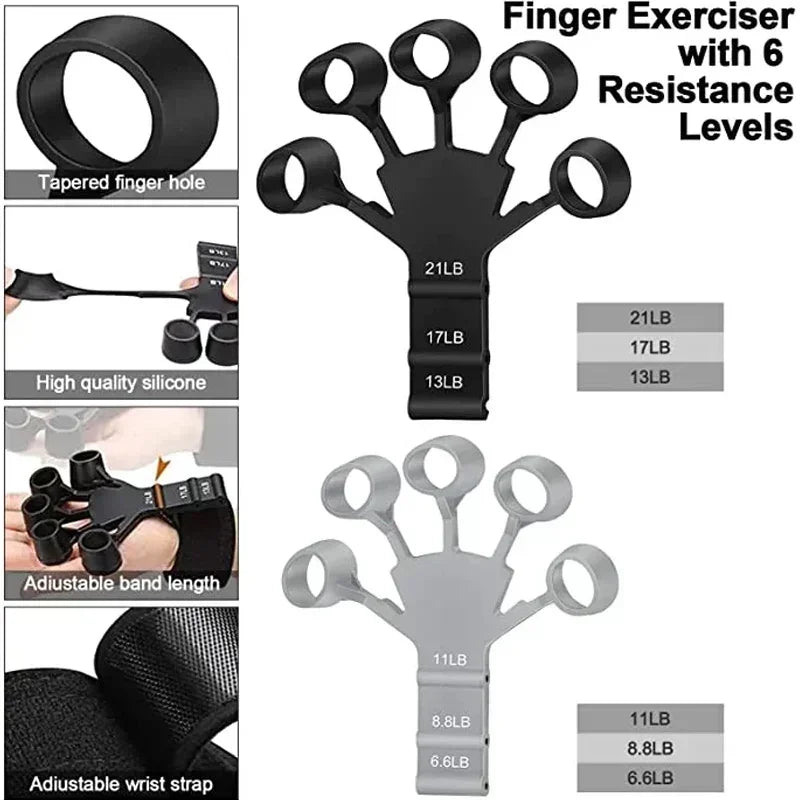 Hand Grip Strengthener Forearm Strength Sport Muscle Recovery Training Gripster Rehabilitation Accessories Expander Fitness Gym