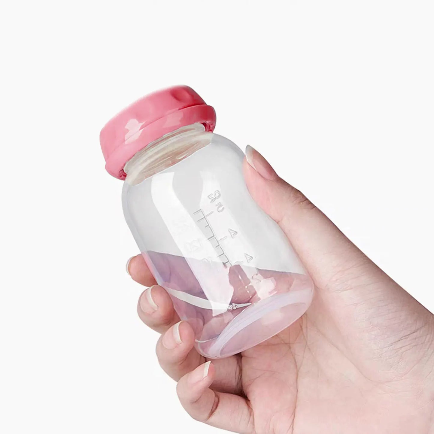 125ml back milk storage cup, made of safe PP material, BPA free, preferred storage tool for breastfeeding milk storage