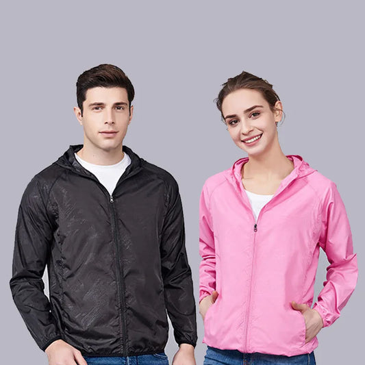 Windbreaker Jackets For Women 2024 Spring Men Women Coat Sun Protection Quick Dry Waterproof Rain Jacket Men Women Rain Coat