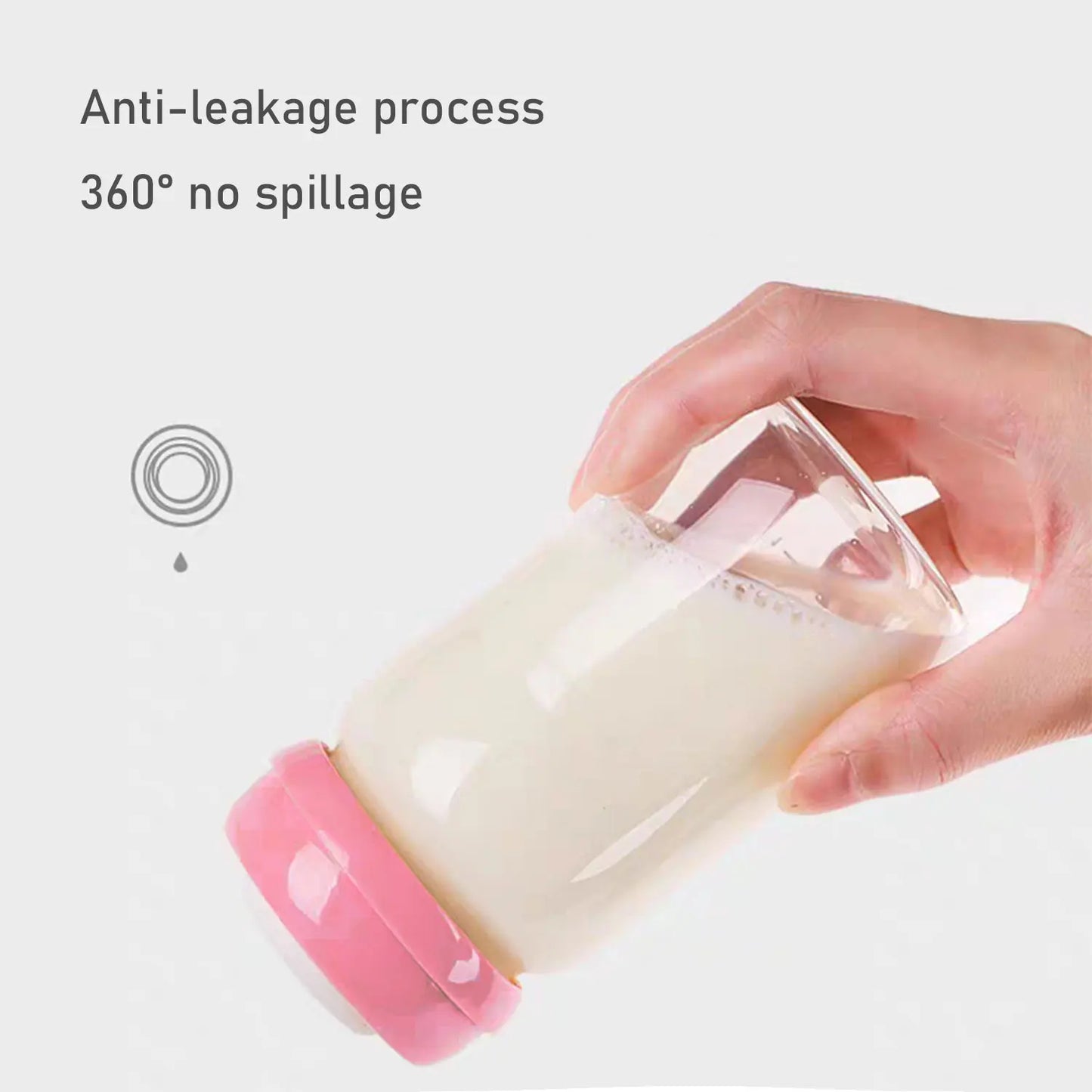 125ml back milk storage cup, made of safe PP material, BPA free, preferred storage tool for breastfeeding milk storage